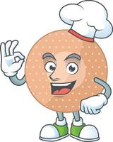 Rounded bandage Cartoon character vector