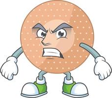 Rounded bandage Cartoon character vector