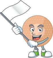 Rounded bandage Cartoon character vector