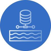 Data Lake Vector Icon Design