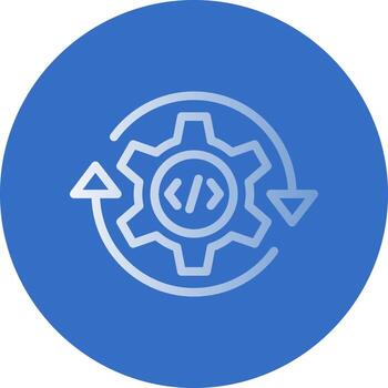 Continuous Integration Vector Icon Design