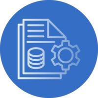 Data Reporting Vector Icon Design