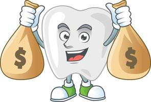 Teeth Cartoon character vector