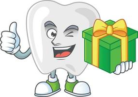 Teeth Cartoon character vector