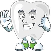 Teeth Cartoon character vector