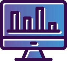 Web Analytics Vector Icon Design