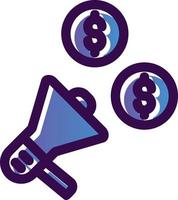 Marketing Budget Vector Icon Design