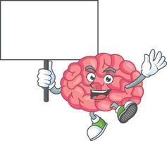 Brain Cartoon character vector