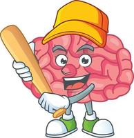 Brain Cartoon character vector