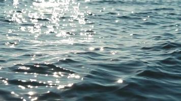 Sea surface waves sun video