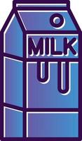 Milk Box Vector Icon Design