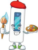 Digital thermometer Cartoon character vector