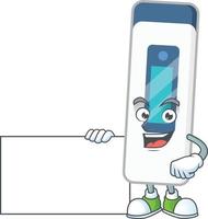 Digital thermometer Cartoon character vector