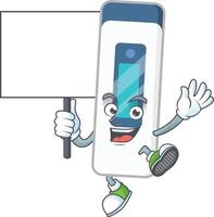 Digital thermometer Cartoon character vector