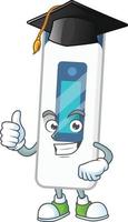 Digital thermometer Cartoon character vector