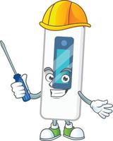 Digital thermometer Cartoon character vector