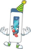 Digital thermometer Cartoon character vector