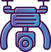 Drone Camera Vector Icon Design