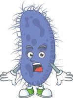 Salmonella typhi Cartoon character vector