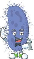 Salmonella typhi Cartoon character vector