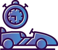 Race Stopwatch Vector Icon Design