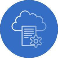 Cloud Storage Vector Icon Design