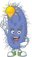 Salmonella typhi Cartoon character vector