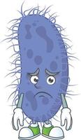 Salmonella typhi Cartoon character vector