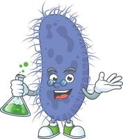 Salmonella typhi Cartoon character vector