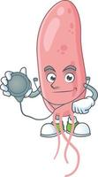 Vibrio cholerae Cartoon character vector