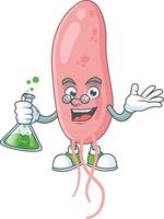 Vibrio cholerae Cartoon character vector