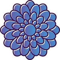 Chrysanthemum Vector Icon Design