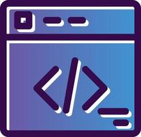Web Programming Vector Icon Design