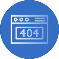 404 Error Vector Icon Design