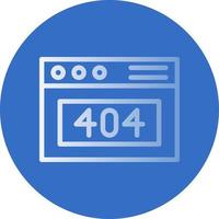 404 Error Vector Icon Design