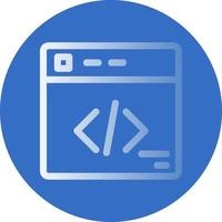 Web Programming Vector Icon Design