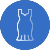 Cocktail Dress Vector Icon Design