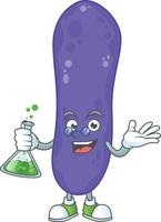 Escherichia coli Cartoon character vector