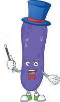 Escherichia coli Cartoon character vector