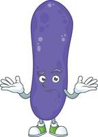 Escherichia coli Cartoon character vector