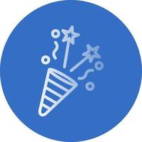 Party Popper Vector Icon Design