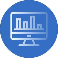 Web Analytics Vector Icon Design