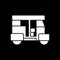 Rickshaw Vector Icon Design