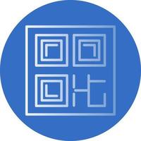 QR Code Vector Icon Design