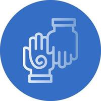 Hand Massage Vector Icon Design
