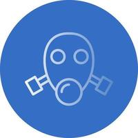 Gas Mask Vector Icon Design