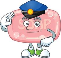 Pink soap Cartoon character vector