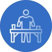 Massage Therapist Vector Icon Design