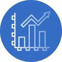 Growth Diagram Vector Icon Design