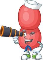 Cartoon character of neisseria gonorrhoeae vector